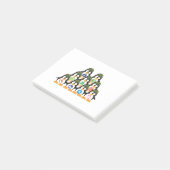 LinuxTuxpenguin-Armee distro Logo-T - Shirt Post-it Klebezettel (angewinkelt)