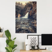 Linville Falls Poster (Heimbüro)