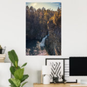 Linville Falls Poster (Heimbüro)