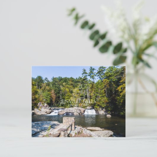 Linville Falls Postkarte (Stehend Vorderseite)
