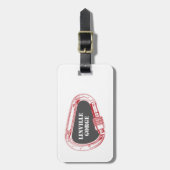 Linville Gorge Klettern Carabiner Gepäckanhänger (Vorderseite vertikal)