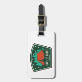 Linville Gorge Wilderness North Carolina Camping Gepäckanhänger (Vorderseite vertikal)