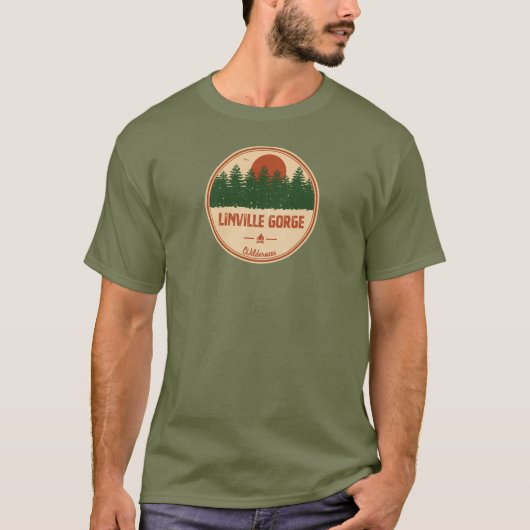 Linville Gorge Wilderness North Carolina T-Shirt (Vorderseite)
