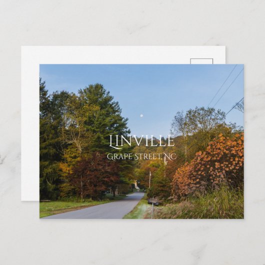 Linville Postkarte (Vorne/Hinten)
