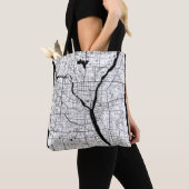 Linyi China Karte Tasche (Von Nahem)