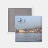 Linz am Rhein, Deutschland Magnet (Vorderseite/Rückseite)