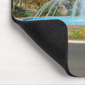 Linz am Rhein mit Brunnen Mousepad (Ecke)