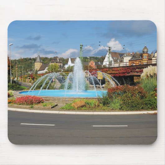 Linz am Rhein mit Brunnen Mousepad (Vorne)