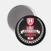 Linz Magnet (Vorderseite/Rückseite)