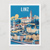 Linz Österreich Berühmter Reiseort Postkarte (Vorderseite)