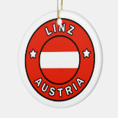 Linz Österreich Keramik Ornament (Links)