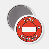 Linz Österreich Magnet (Vorderseite/Rückseite)