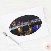 Linz, Österreich Ovaler Aufkleber (Umschlag)