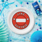 Linz Österreich Pappteller (Party)