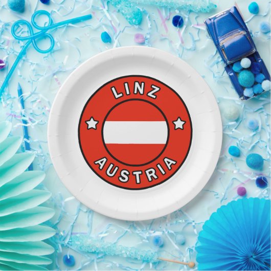 Linz Österreich Pappteller (Party)