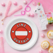 Linz Österreich Pappteller (Party)