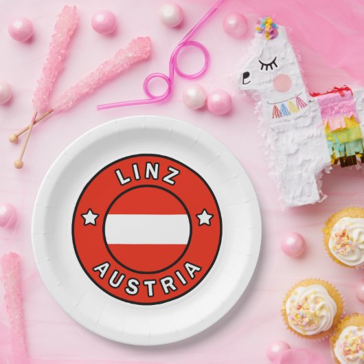 Linz Österreich Pappteller (Party)