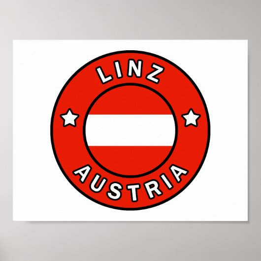 Linz Österreich Poster (Vorne)