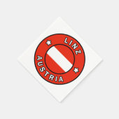 Linz Österreich Serviette (Ecke)