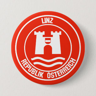 Linz Round Emblem Button