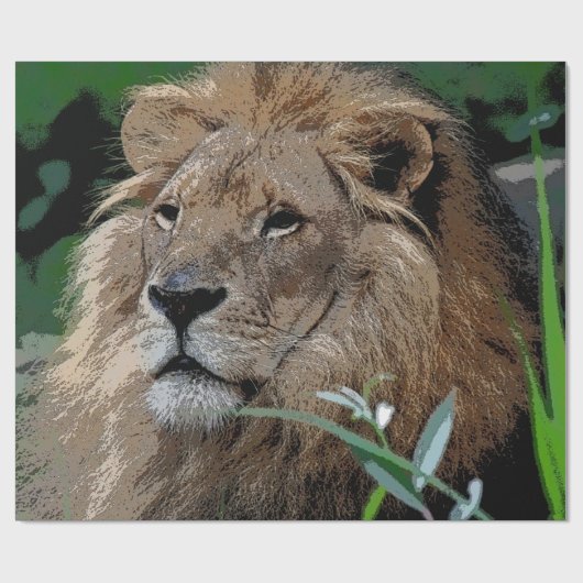 Lion20150805 Geschenkpapier (Flach)