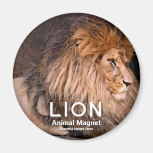 Lion グ  magnet
