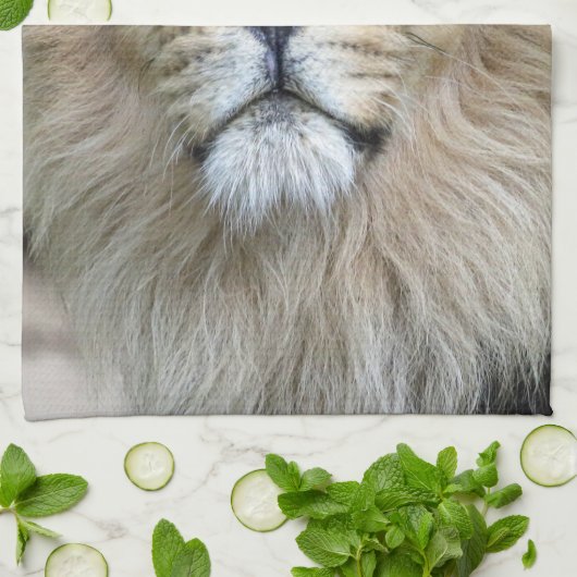 Lion 002 geschirrtuch (Gefaltet)