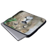 Lion 002 laptopschutzhülle (Vorne Knopf)
