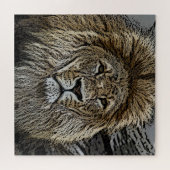 Lion 004 von JAMFoto Puzzle (Horizontal)