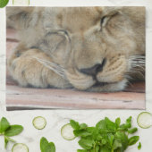 Lion 014 geschirrtuch (Gefaltet)