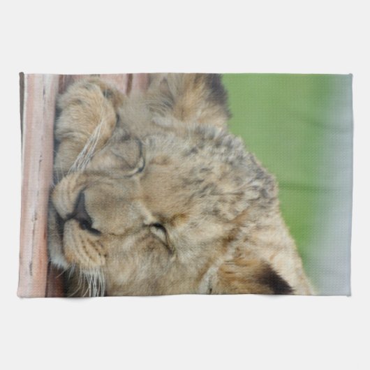 Lion 014 geschirrtuch (Horizontal)