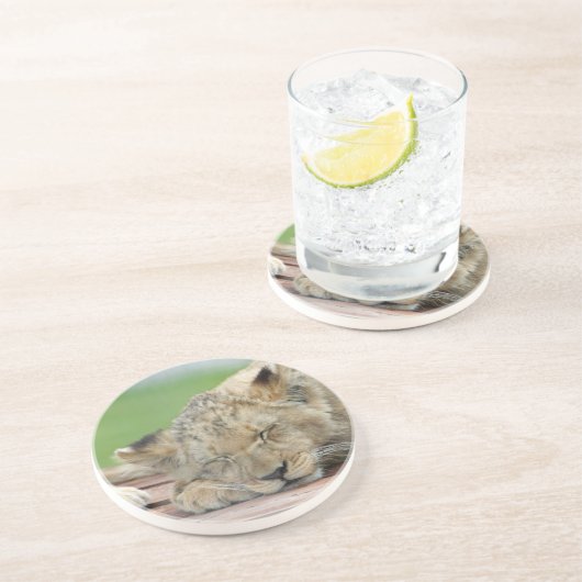 Lion 014 getränkeuntersetzer (Seite)