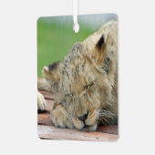 Lion 014 ornament aus metall (Vorderseite links)