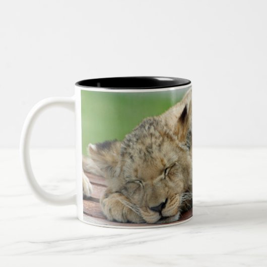 Lion 014 zweifarbige tasse (Links)