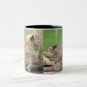 Lion 014 zweifarbige tasse (Mittel)