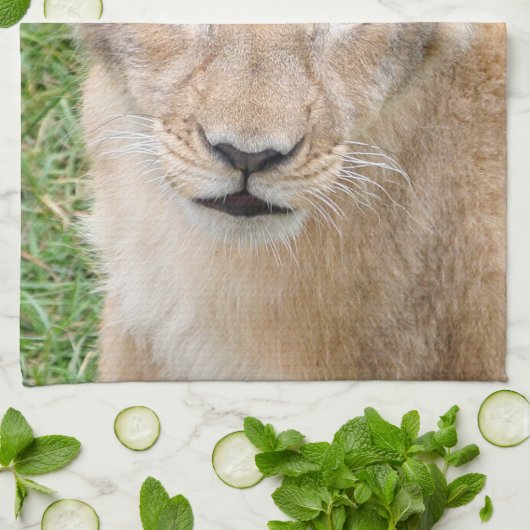 Lion 016 geschirrtuch (Gefaltet)