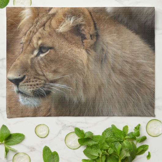 Lion 033 geschirrtuch (Gefaltet)