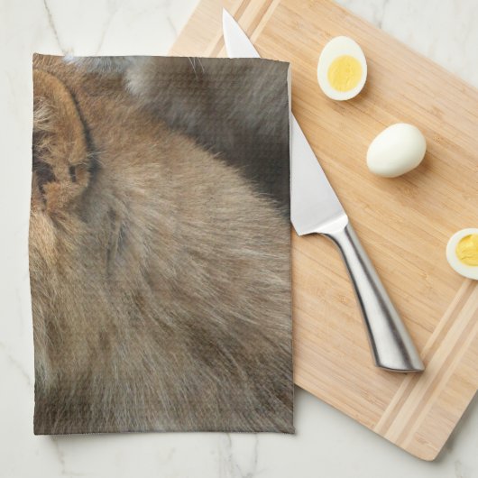 Lion 033 geschirrtuch (Viertel Falte)