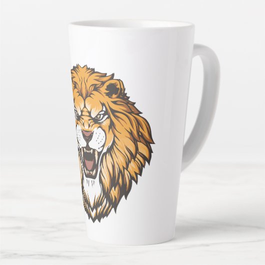 Lion 17oz Latte Tasse (Rechte Ecke)