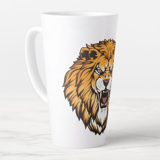 Lion 17oz Latte Tasse (Linke Ecke)