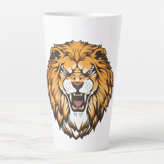 Lion 17oz Latte Tasse (Vorderseite)