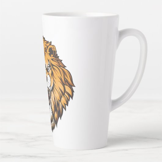 Lion 17oz Latte Tasse (Rechts)