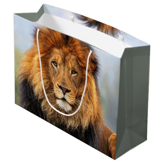 Lion 1 große geschenktüte (Rückseite Schrägansicht)
