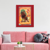 Lion 1 - überzogene Leinwand (Insitu (Wohnzimmer))