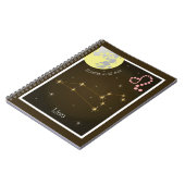 Lion 23 juillet au 22 août Notizheft Notizblock (Linke Seite)