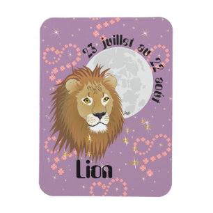 Lion 23 juillet au 22 août Premium Flexi Magnet