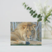 Lion #3-2 Postkarte (Stehend Vorderseite)