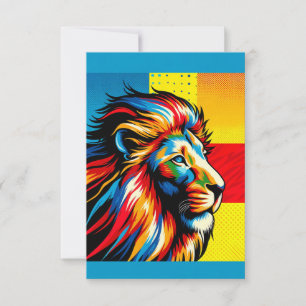 Lion 3,5 x 5 Notecard