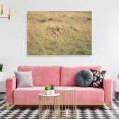 Lion 9 leinwanddruck (Insitu (Wohnzimmer))