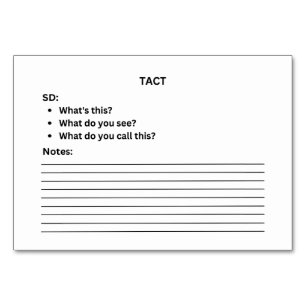 Lion ABA Tact Labeling Flashcard   Picture Card Tischnummer